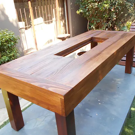 Painting the table