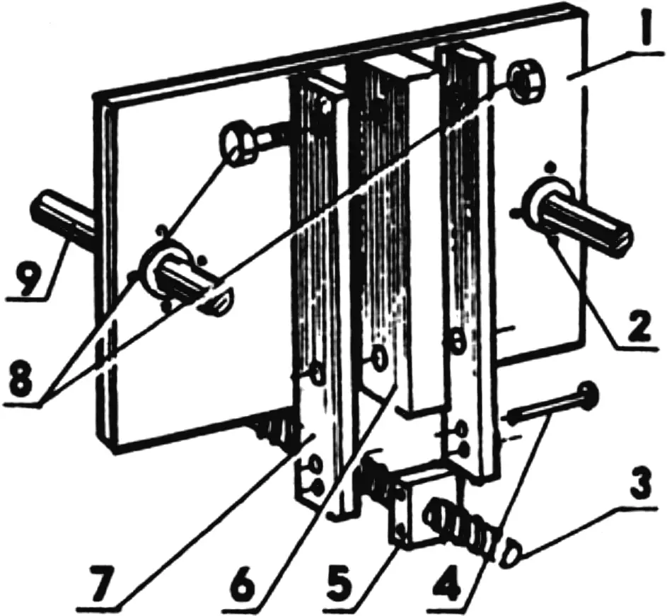 Connection of the movable plate with the movement mechanism