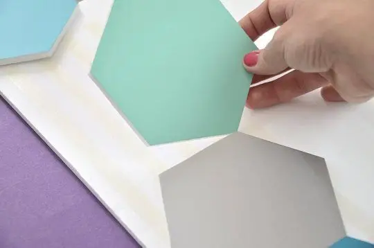 Trim the base to the outline of the composition