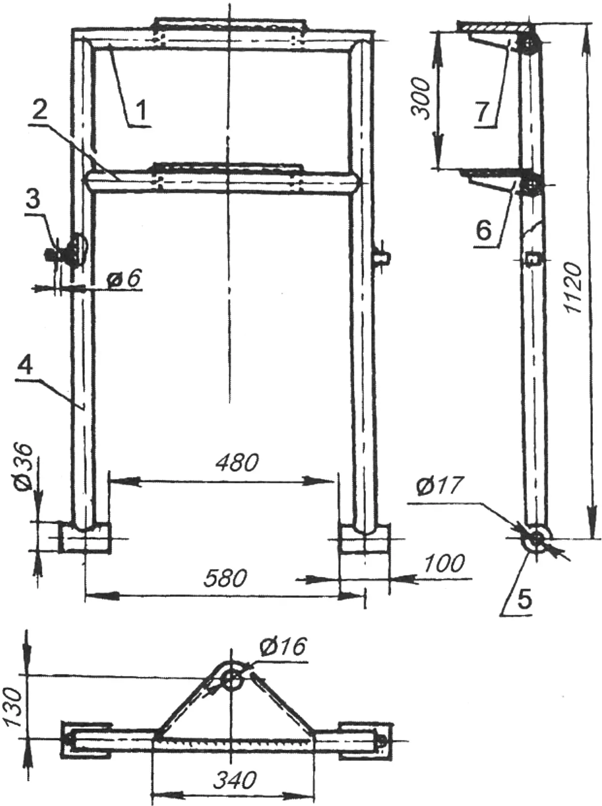 Steerable rear wheel fork