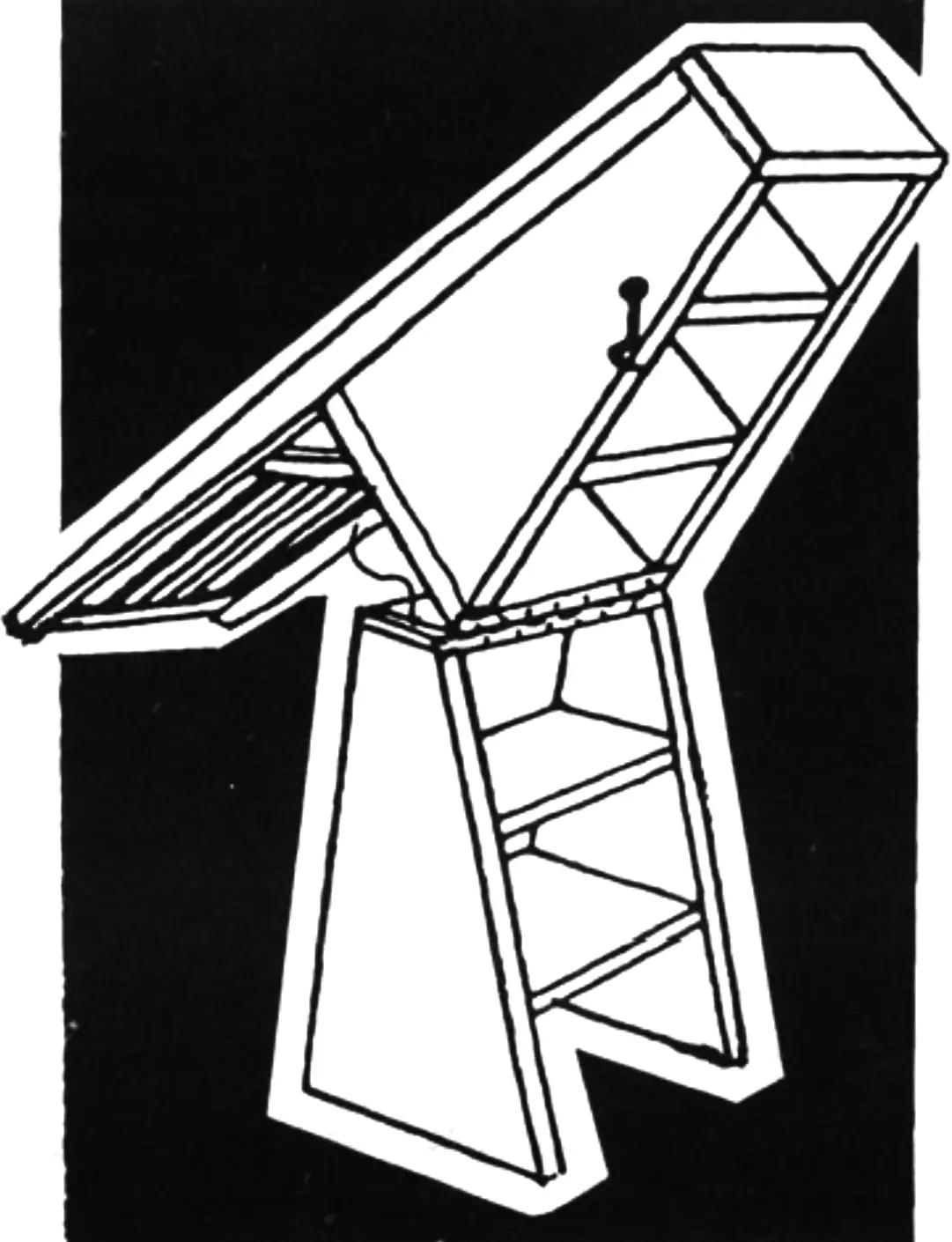 Completing the formation of the stepladder