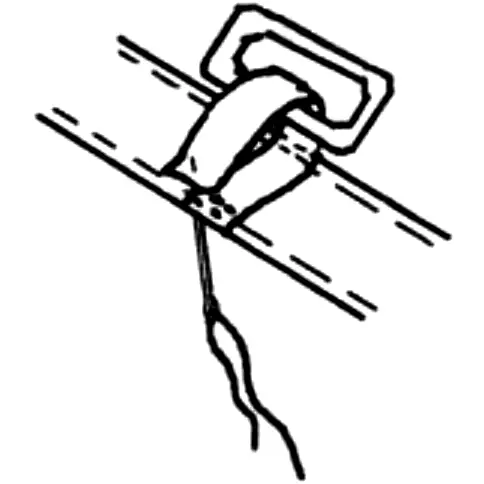 Fig. 4. Bottom buckle blank for the straps