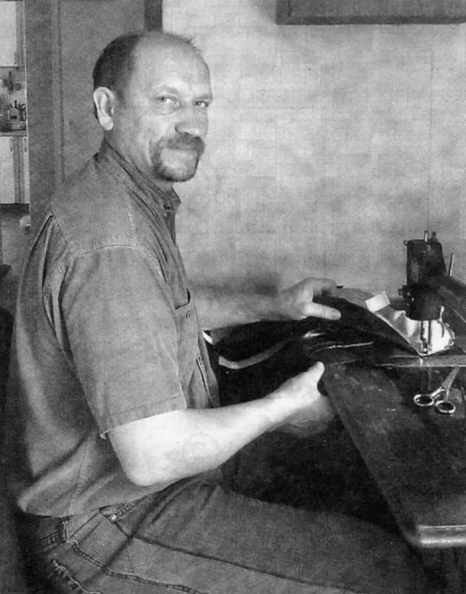 The author at work