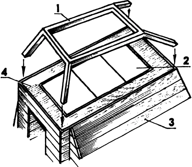 Fig. 6. Installing the roof frame