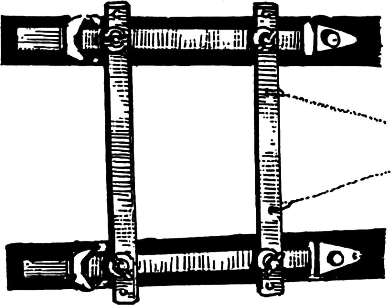 Cargo frame assembled