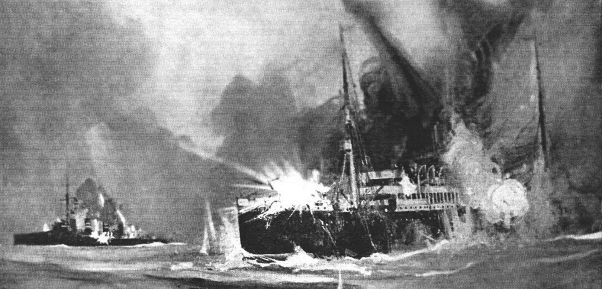 Потопление минного заградителя «Königin Luise» глазами британцев