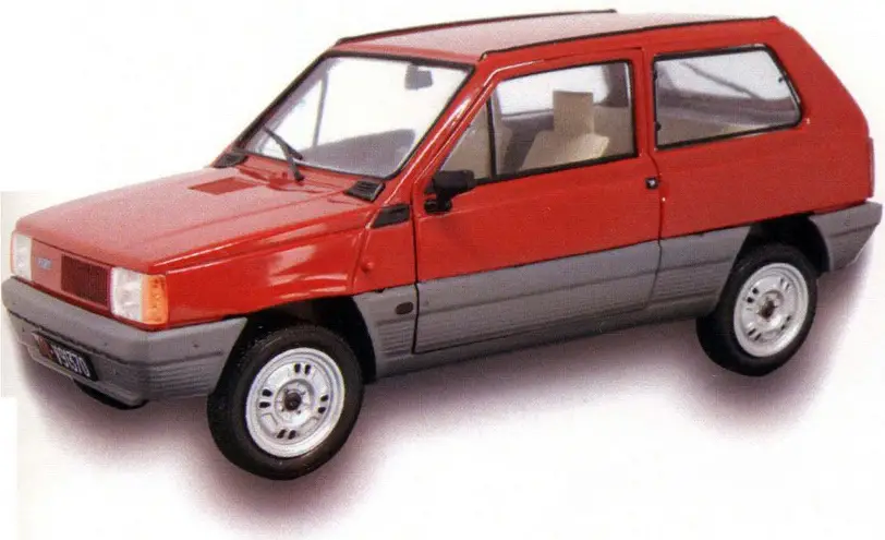 Модель Fiat Panda 1980 года фирмы Altaya