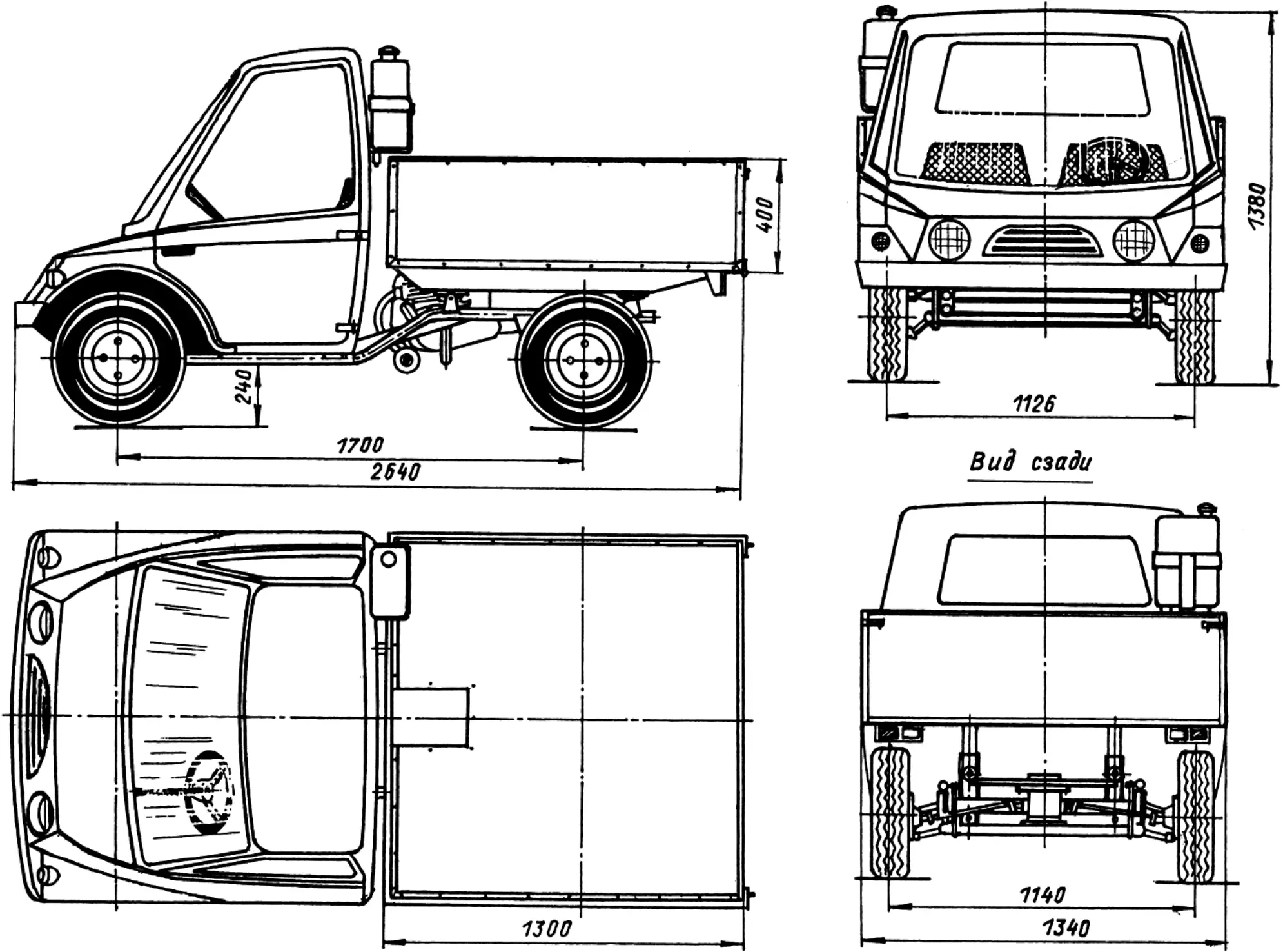 Light motor truck “Kompakt-200”
