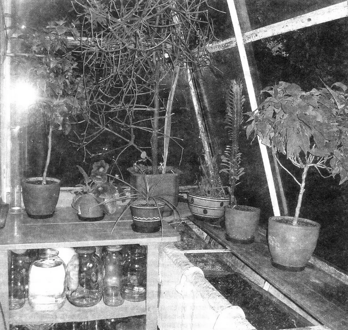 Part of the interior of the extended balcony