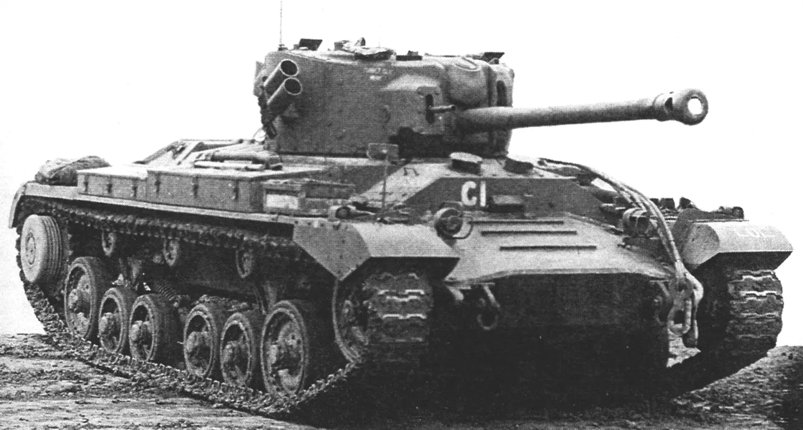 Последняя серийная версия пехотного танка Mk. Ill - Valentine XI