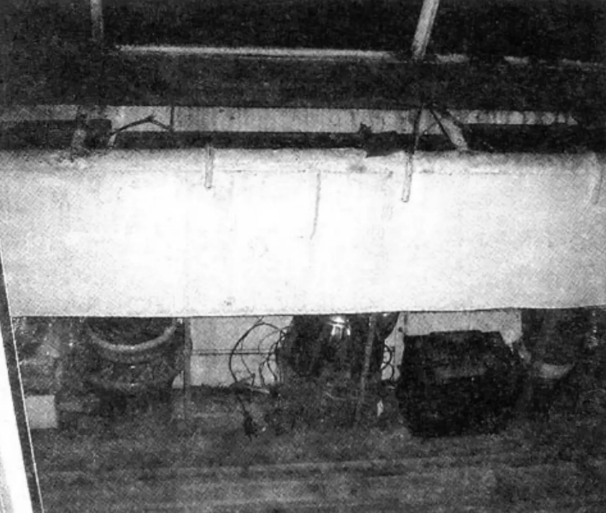 Shelf under the window sill
