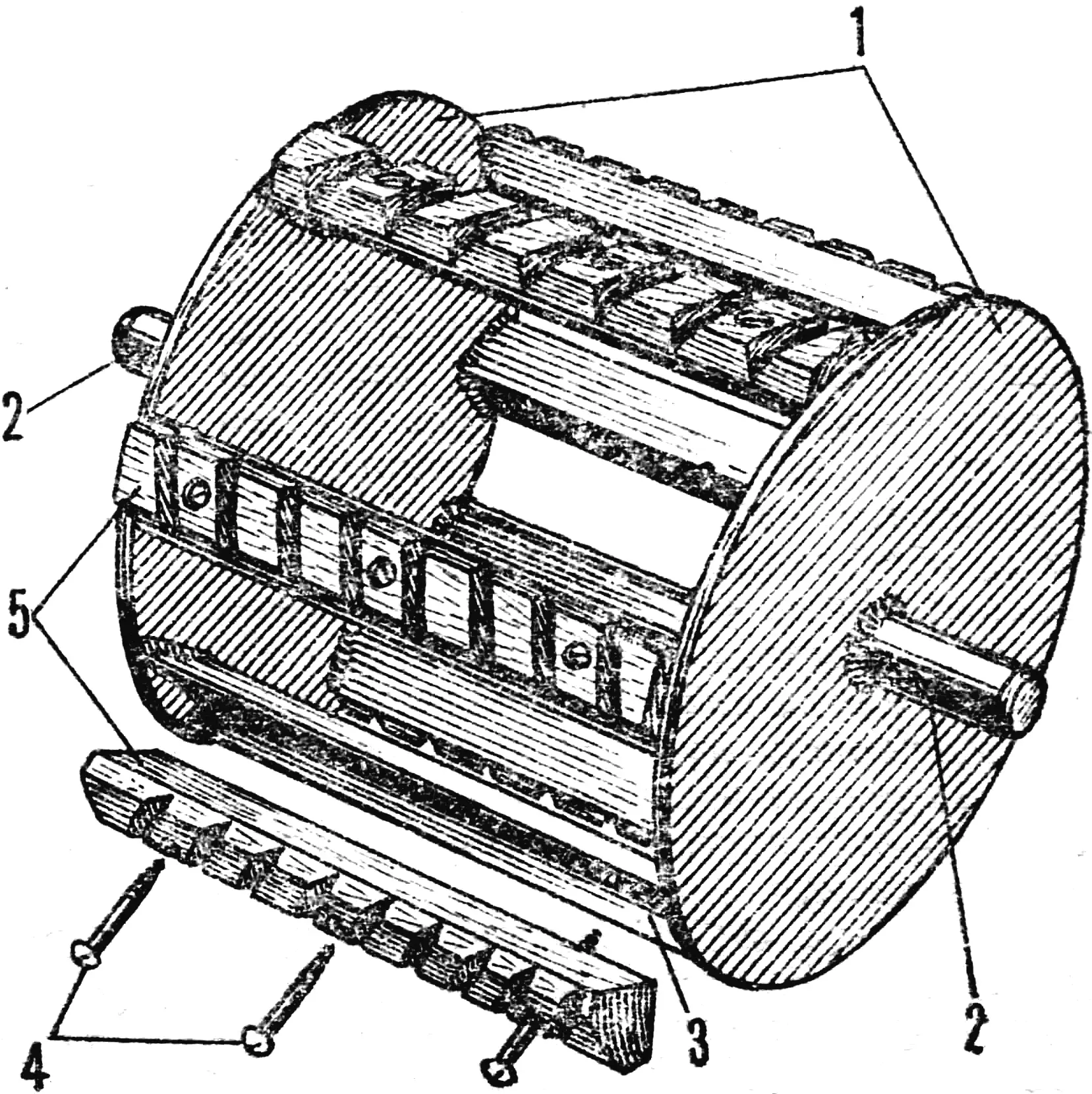 Threshing drum