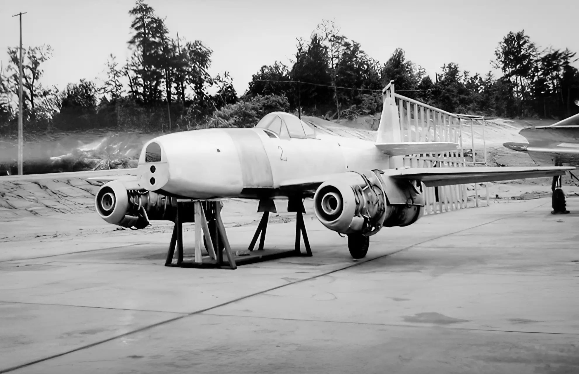 Самолет Kikka на военно-морской авиабазе Патаксент-Ривер, штат Мэриленд, 1946 год
