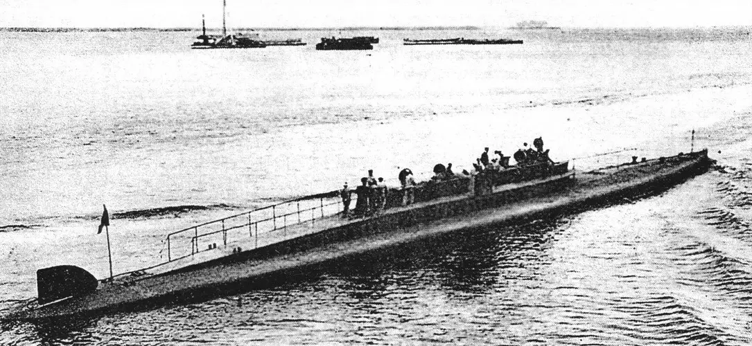 «Архимед» на рейде Шербур, 1910 год