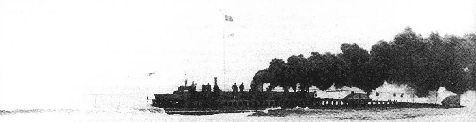 Скоростные испытания «Архимеда» в Шербуре, 1911 год