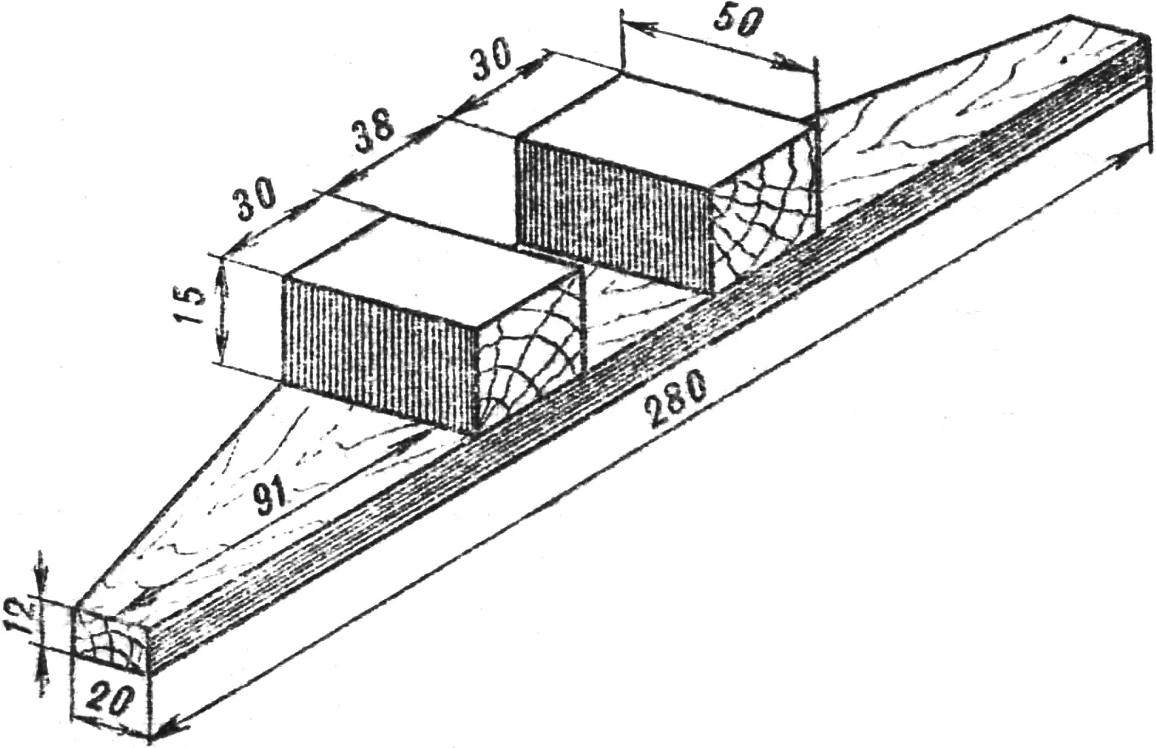 Fig. 4. T-square guide bar.