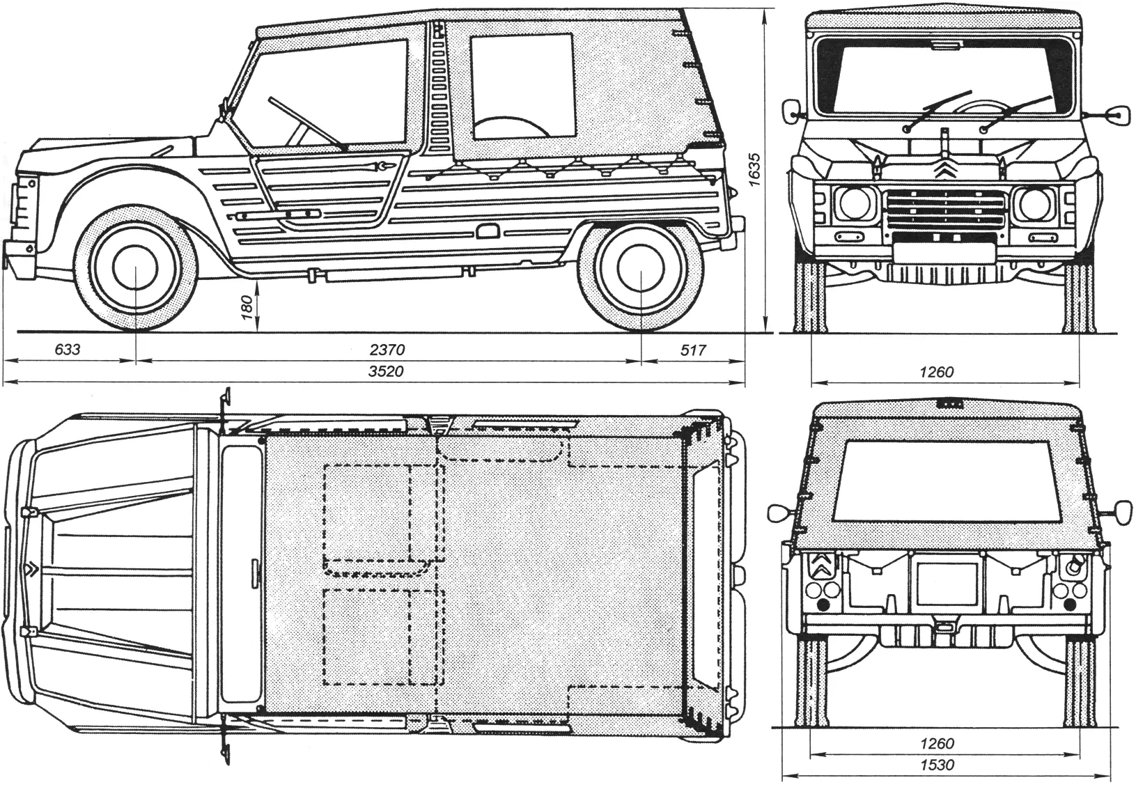 Citroen Mehari, 1968 г.