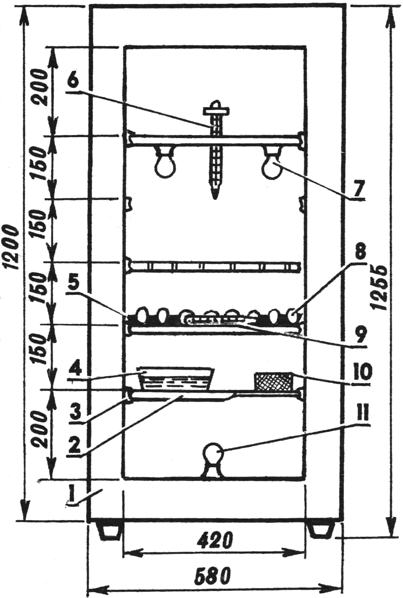 Fig. 1. Converted Yuryuzan refrigerator