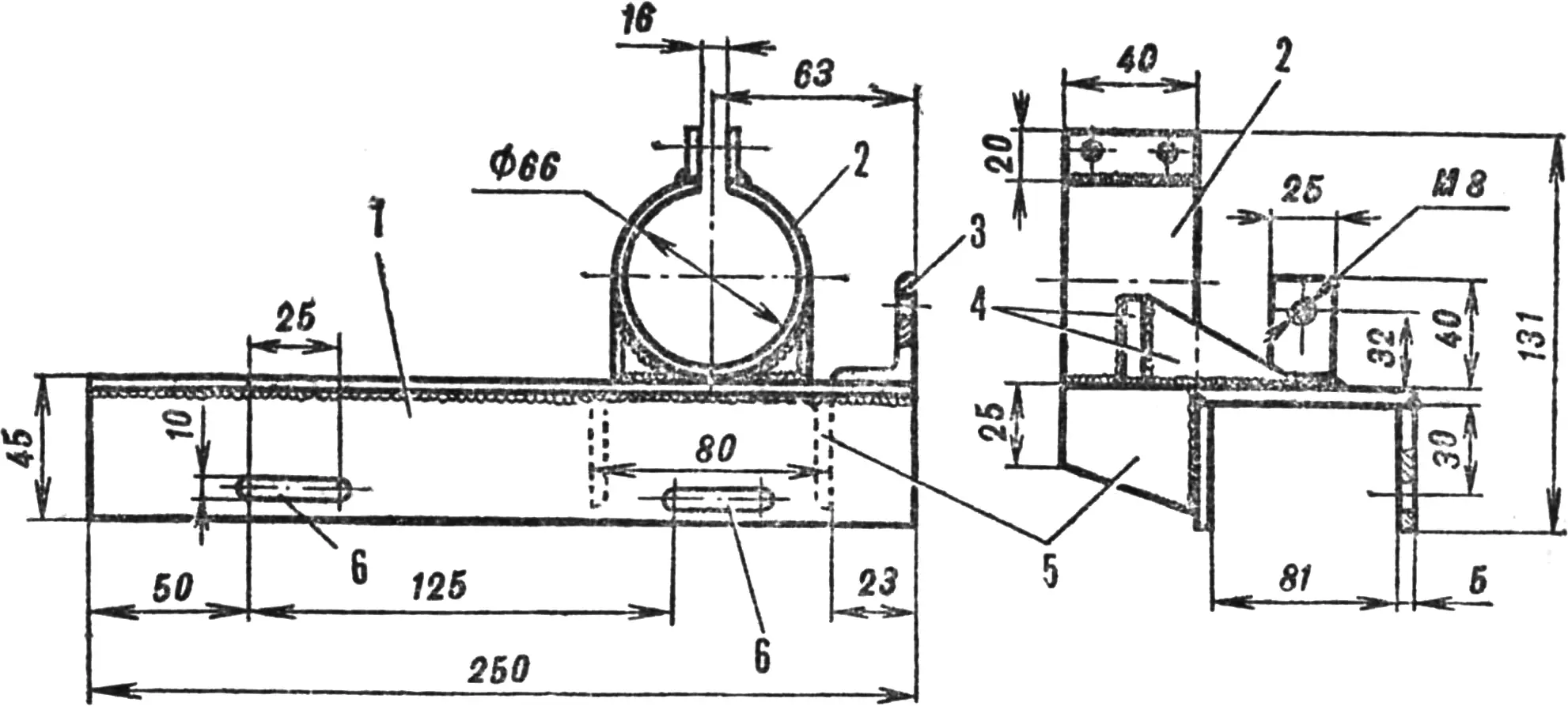 Fig. 3. Engine mounting bracket