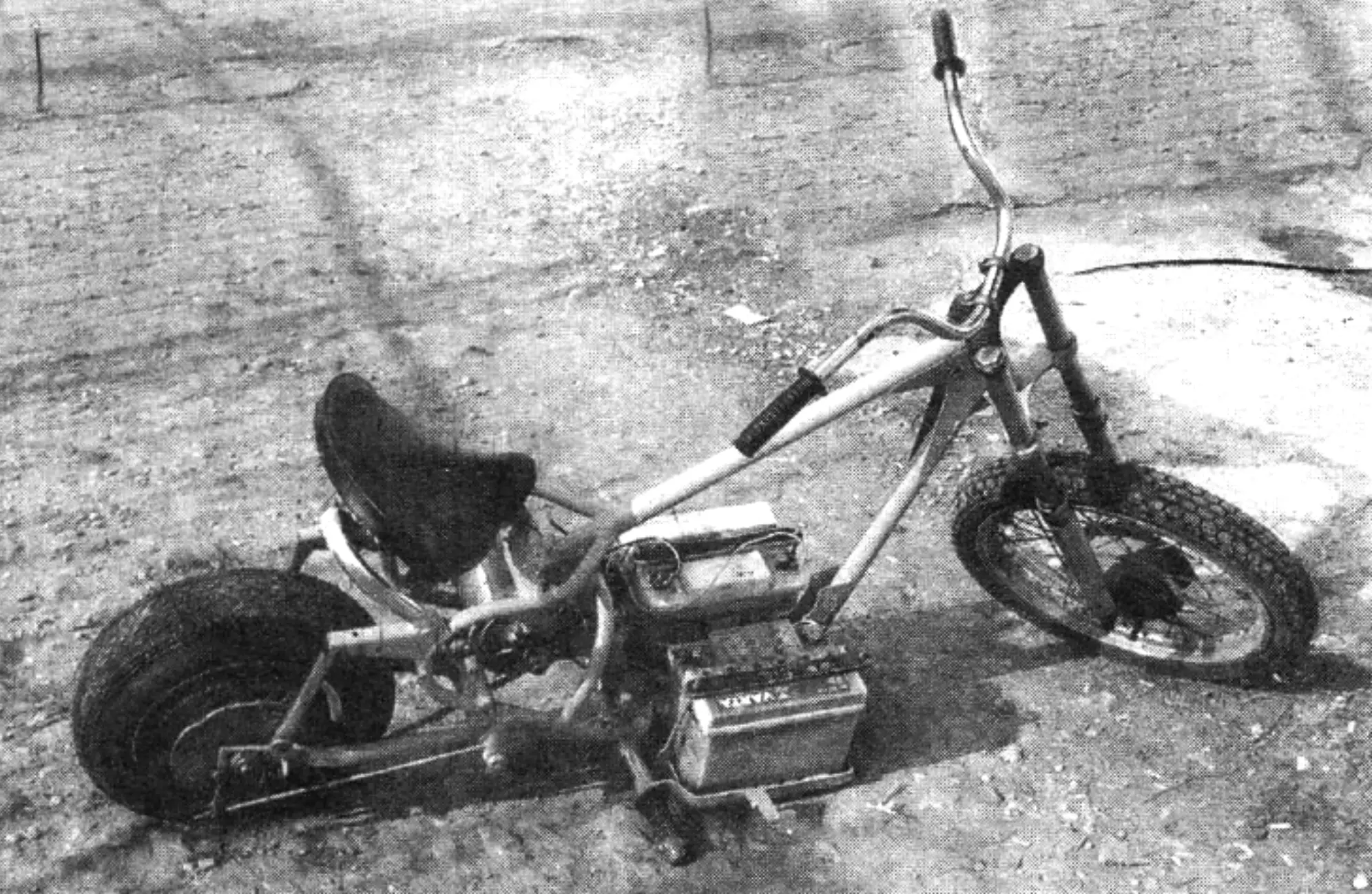 Electric motorcycle ready for action