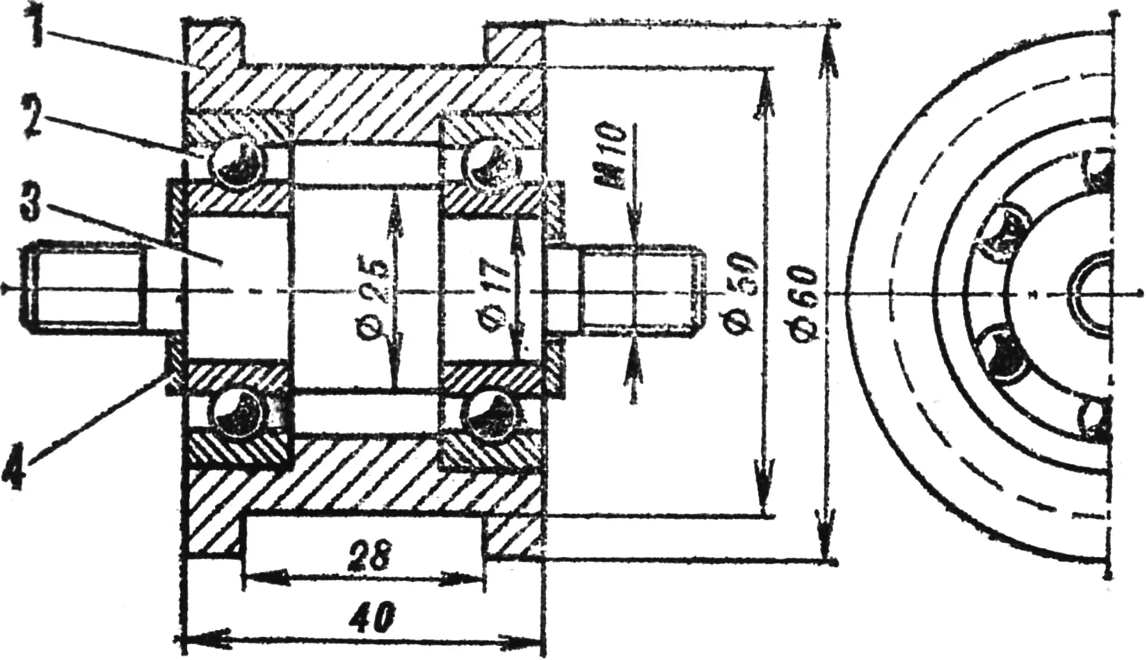 Fig. 4. Support-and-guide roller