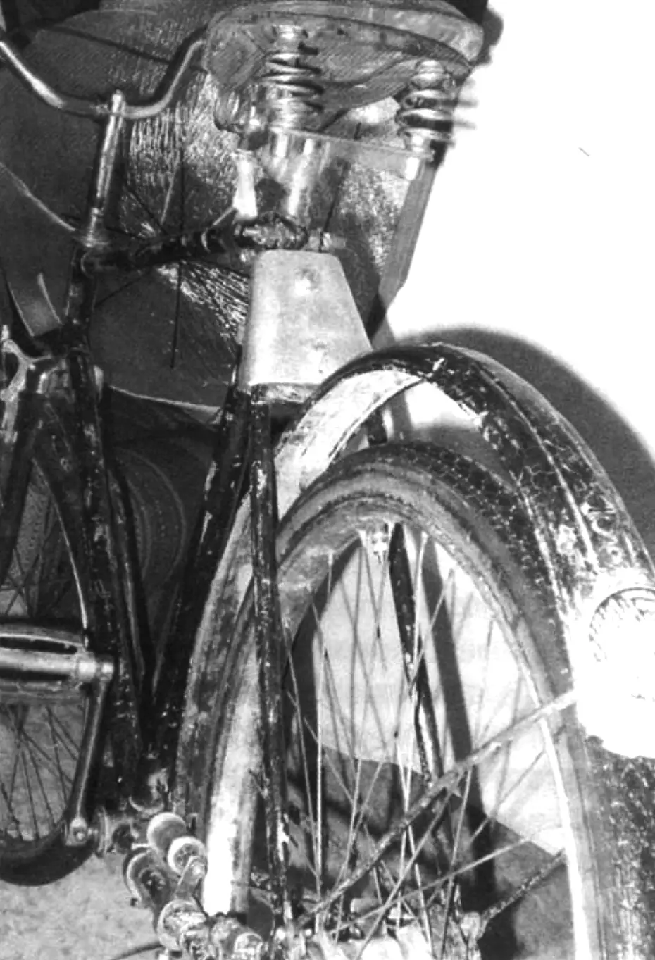 Bicycle after modernization