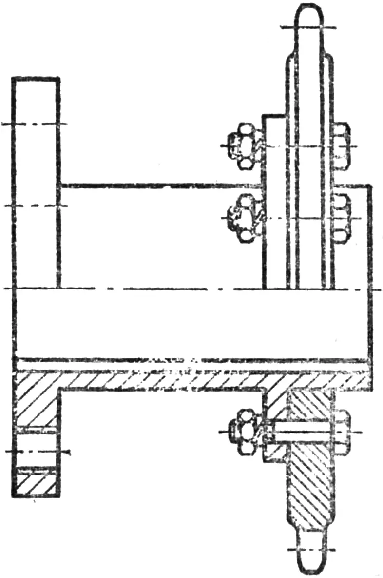 Fig. 7. Typical sprocket-to-hub connection.