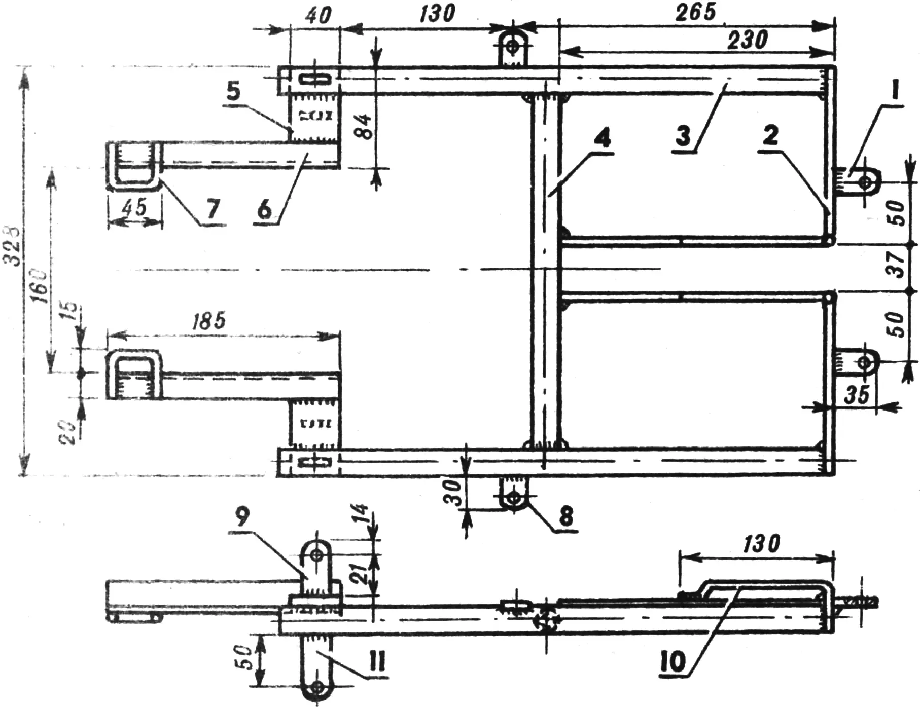 Fig. 9. Seat base