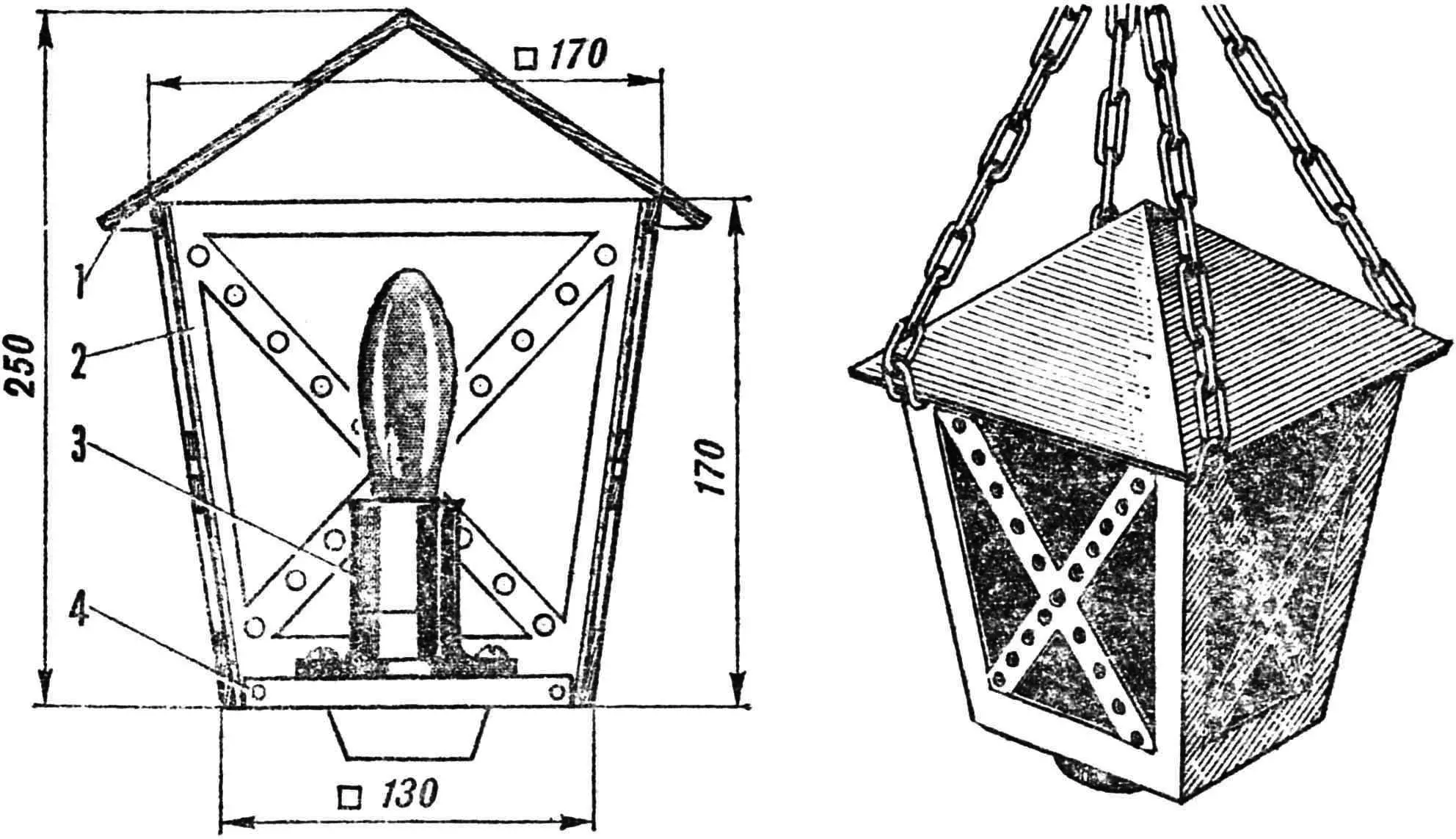 Fig. 1. “Medieval” lantern