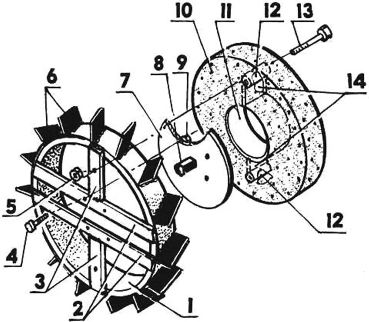“Concrete” wheel