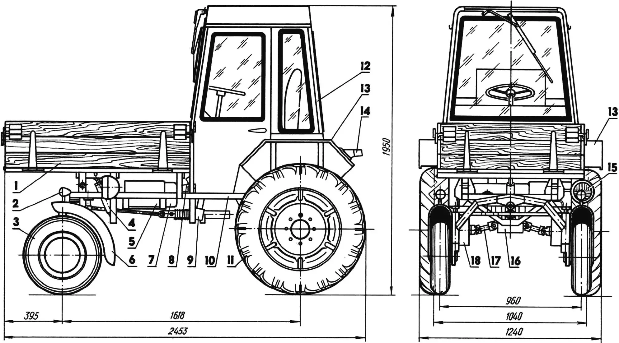 Mini-tractor “Shassik”