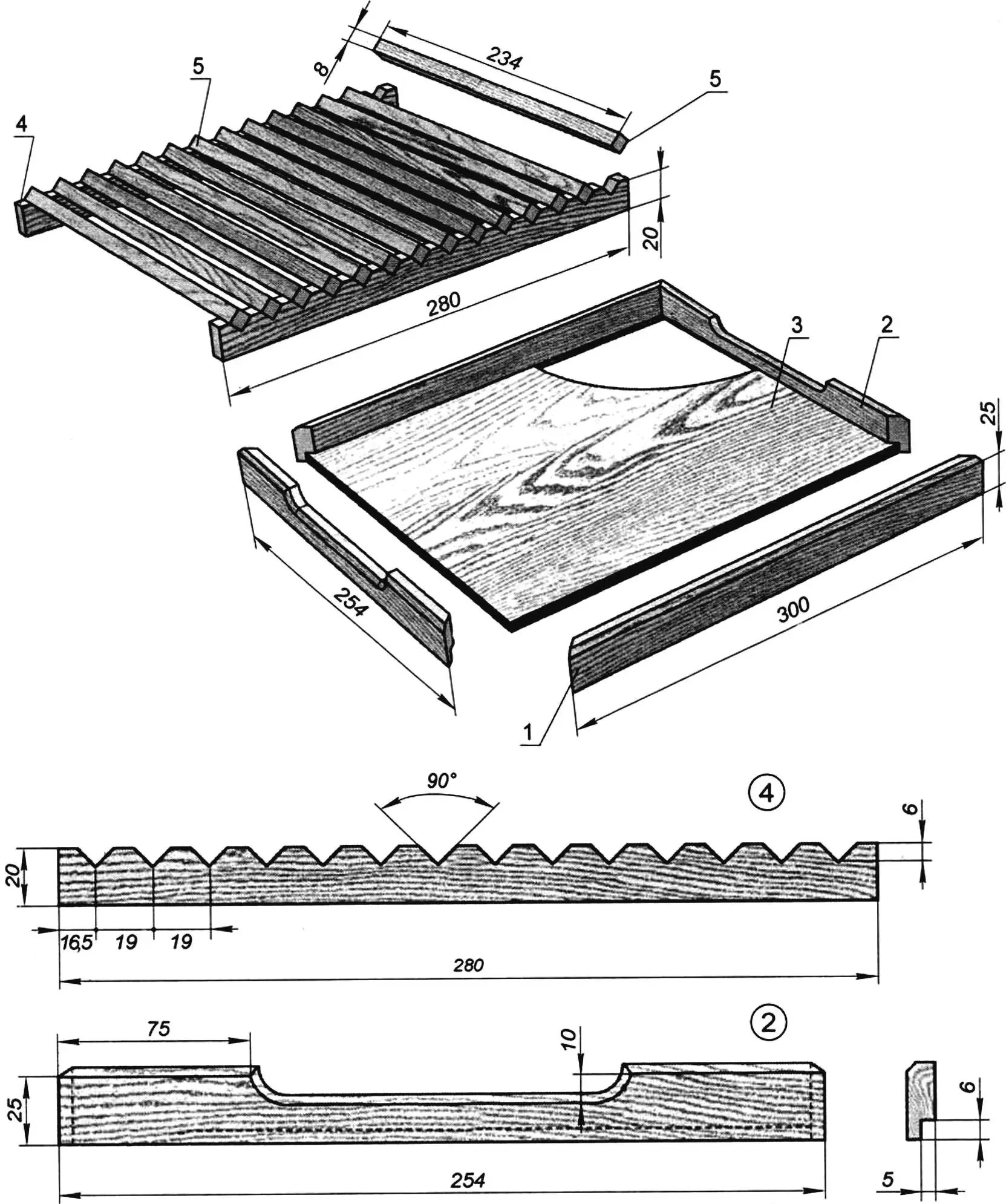 Cutting board–“bread slicer”