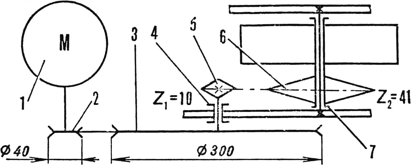Fig. 2. Kinematic diagram