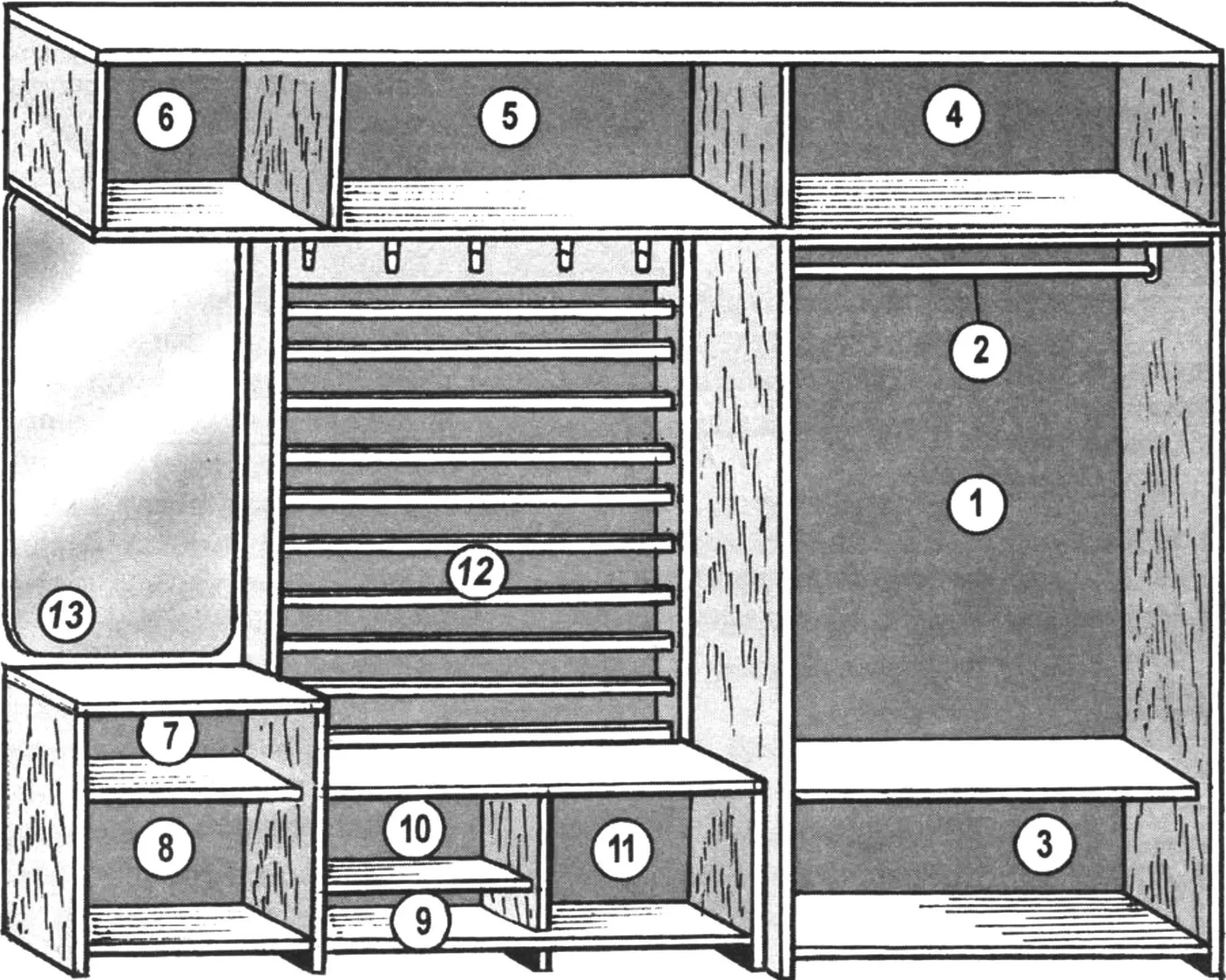 Wall unit construction