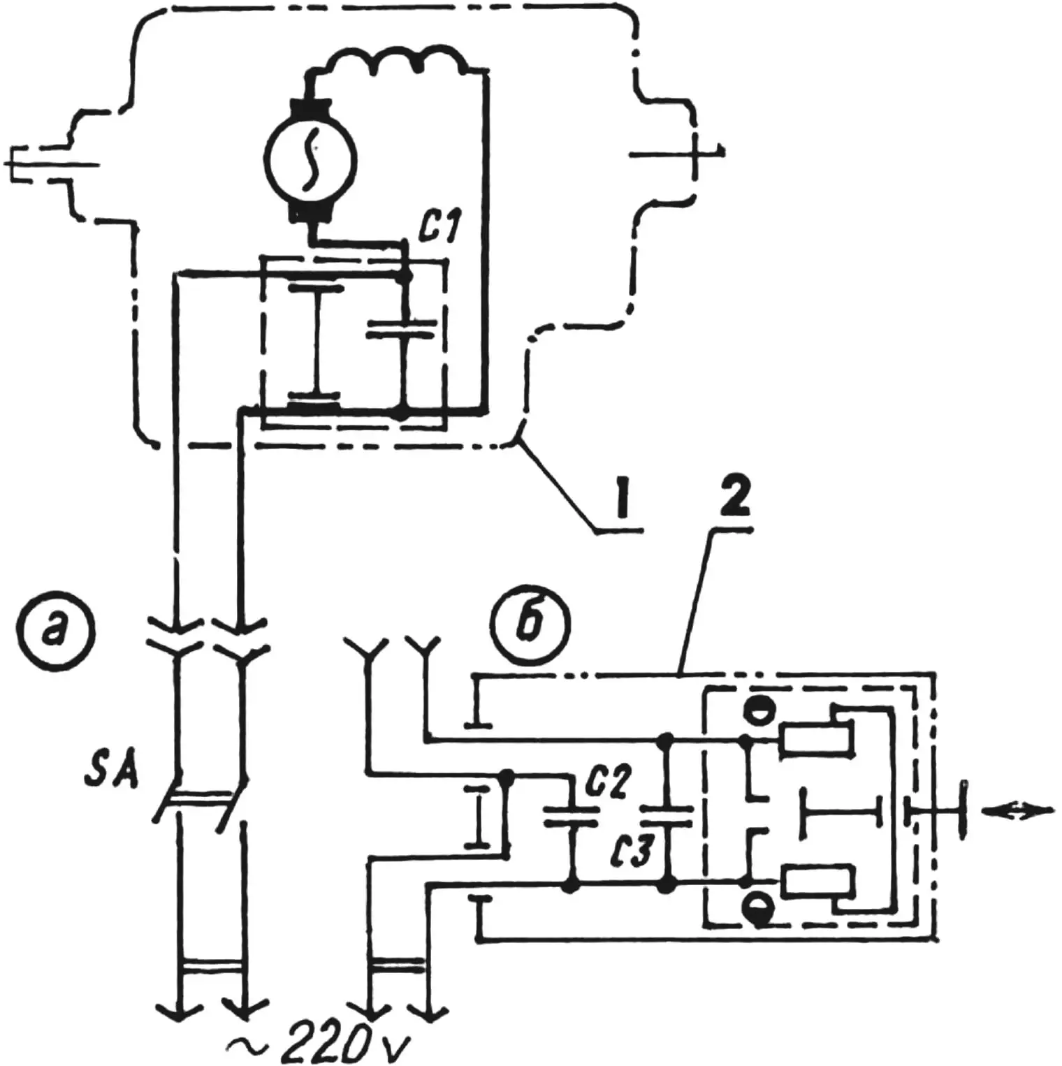 Fig. 4. Schematic electrical diagram of the device