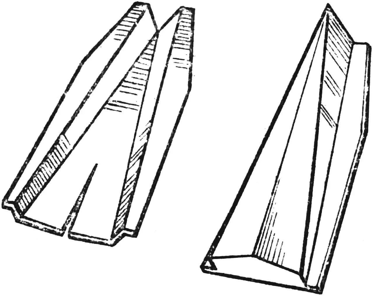 Fig. 8. Sequence of forming the hull.